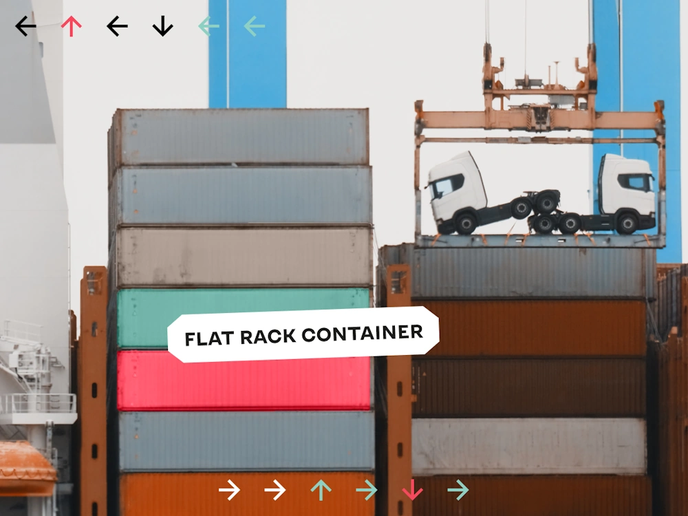 Flat rack container (1)